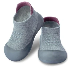 Dookeh Baby Sock Shoes (A3-Gray, 12-18 Months, EU Size 20-21, Factory Size_Printed on Shoes 22/23)