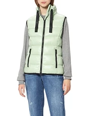 Women's Fandice-1 Quilted Vest, Light/Pastel Green337, XL