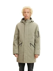 Men's Parka with Hood 1032431, 10415 - Dusty Olive Green, XL