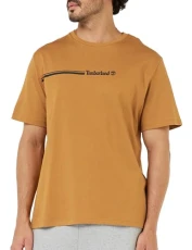 Men's Short Sleeve tee 3 tier3 T-Shirt, Wheat Boot, L