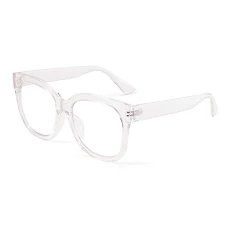 Blue Light Blocking Glasses Oversized Square Computer Gaming Glasses for Men Women Reduce Eye Strain Clear