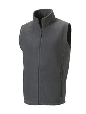 Full Zip Fleece Gilet Convoy Grey