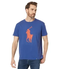 Men's Classic Fit Big Pony Jersey T-Shirt, Beach Royal, XL