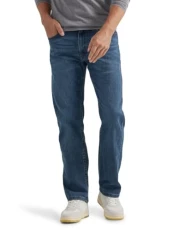 Men's Regular Fit Comfort Flex Waist Jean, Blue Ocean