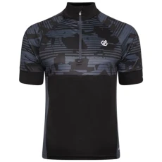 Mens Stay The Course II Half Zip Short Sleeved Lightweight Cycling Top with Moisture Wick Antibacter