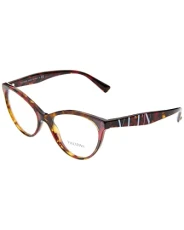 Women's Va3013 53Mm Optical Frames, Red, Red, one_size