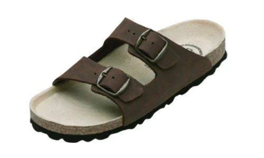 Wörishofer Organic Orthotic Slide Sandals - Brown, 44