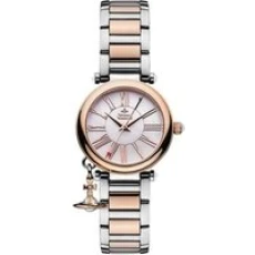 Silver & Rose Gold Mother Orb Watch