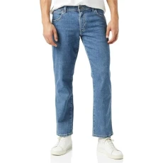 Men's Regular Fit Jeans, Blue (Stonewash), 42W / 32L