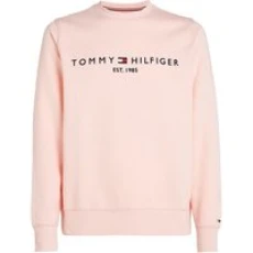 Tommy Logo Sweatshirt - Pink - L