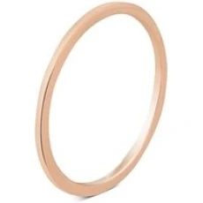 Rose Gold Band Stacking Ring - Ring Size 56