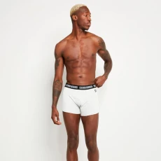 3 Pack Boxers - White / White / White