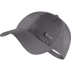 Metal Swoosh H86 Hat - Dark Grey/Metallic Silver, MISC