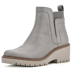 Women's Shoes Dear Chelsea Boot, Ltgrey/Fabric, 11 Wide