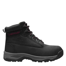 Womens On Site Steel Toe Cap Safety Boots Black 6.5 (39.5)