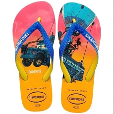 Unisex Adults Fortnight Flip Flops - Citrus Yellow - 6/7 UK