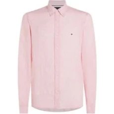 Pigment Dyed Li Soli Tjs Long Sleeve Shirts - Pink - XL