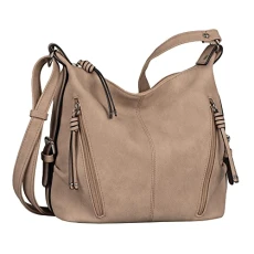 Caia Women's Shoulder Bag Crossbody Bag Medium, beige, 26x12x26, 002594