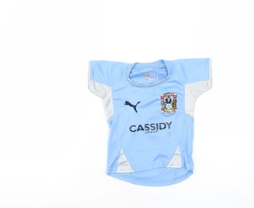 Baby Blue   Basic T-Shirt Size 9-12 Months