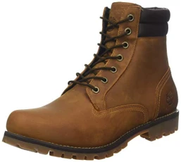 Men's Foraker 6-Inch Waterproof Lace-up Boots, Md Brown Full Grain, 11.5 UK