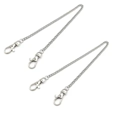 2PCS Key chain, 20 Inch Long Heavy Duty Key Ring Pocket Keychain with Lobster Clasp, Wallet Chain fo