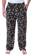 Marvel Men's X-Men Pajama Pants Storm Wolverine Rouge Beast Cyclops Jean-Grey Jubilee Lounge Pants (Small)