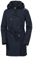 Womens Wesley II Trench Coat, XL, Navy