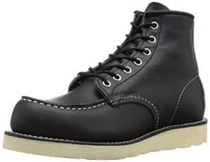 8849 Heritage Work 6" Moc Toe Boot Black UK 9