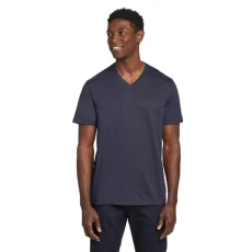 Men's Legend Wash 100% Cotton Short-Sleeve V-Neck T-Shirt, Midnight Navy, Large