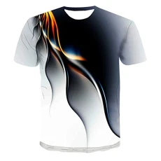 Holiday Clothes for Men, Mens Surf T Shirts 3D Novelty Tshirts Graphic Funny Tees 3D Printed Crewneck Short Sleeve Summer Casual Tees Blouse Tops Designer Tee