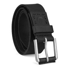 Men's Casual Leather Belt Classic Men Belt Everyday Belts, Black, 52