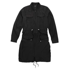 Womens/Ladies Expert Showerproof Drawstring Waist Coat (8) (Black)