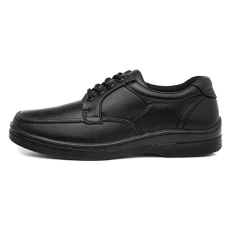 Mens Black Lace Up Shoe - Size 9 UK - Black