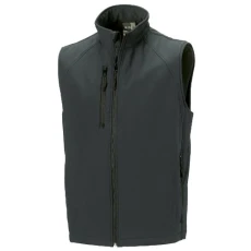 Mens 3 Layer Soft Shell Gilet Jacket (XL) (Titanium)