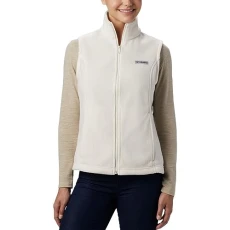 Women's Benton Springs Vest Fleece, Chalk, Small