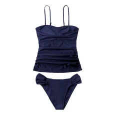 Tankini Shorts for Women UK, Sexy Push up Ladies Tankini Sets Wired Tankini Top Womens Tankini Swimw