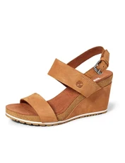 Capri Sunset Wedge, Women's Ankle Strap, Brown (Rust Nubuck), 5.5 UK (38.5 EU)