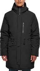 Men's Light Parka Jacket, black, XXXL