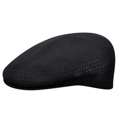 Tropic Ventair 504 Flat Cap, Black, Large