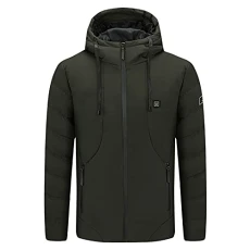 Men's Fleece Full-Zip Hoodie Sweatshirts Water-Resistant down jackets men Autumn Warm jackets for me