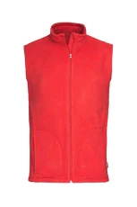 ST5010 Mens Active Fleece Gilet Scarlet Red XXL