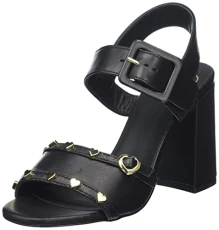 Women's JA16378G0GIA0 Heel Sandals, Black, 2.5 UK