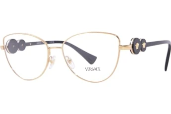 VE1284-1002, Gold Metal Cat Eye Frame, Size 53