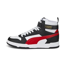 Unisex Adults Rbd Game Sneakers,  White-High Risk Red- Black- Team Gold, 7 UK