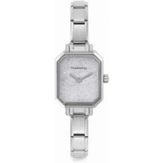 Silver Glitter Paris Watch