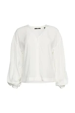 Women's 073eo1f310 Blouse, 110/Off White, S