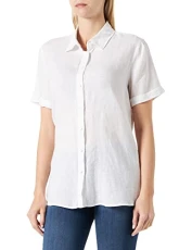 Women's 860045-66435 Blouse, White/White, 10