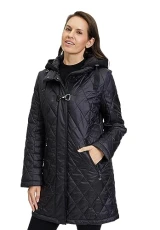 Women's 9173/6208 Cotton Wool Jacket, 9042 Jet Black, 38