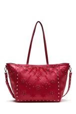 Women's Red Darkness Portland Shopper Bag