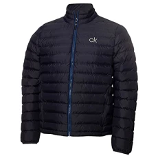 Mens Padded Jacket - Navy/Mid Blue - S